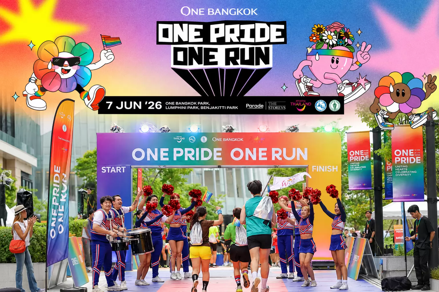 ONE BANGKOK ONE PRIDE ONE RUN 2026 – Lauf-Event zum Pride Month in Bangkok
